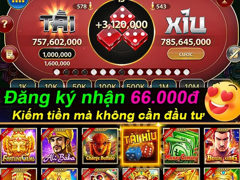 Kho game đa dạng của Vinbet bao gồm cá cược thể thao, casino trực tuyến và slot game