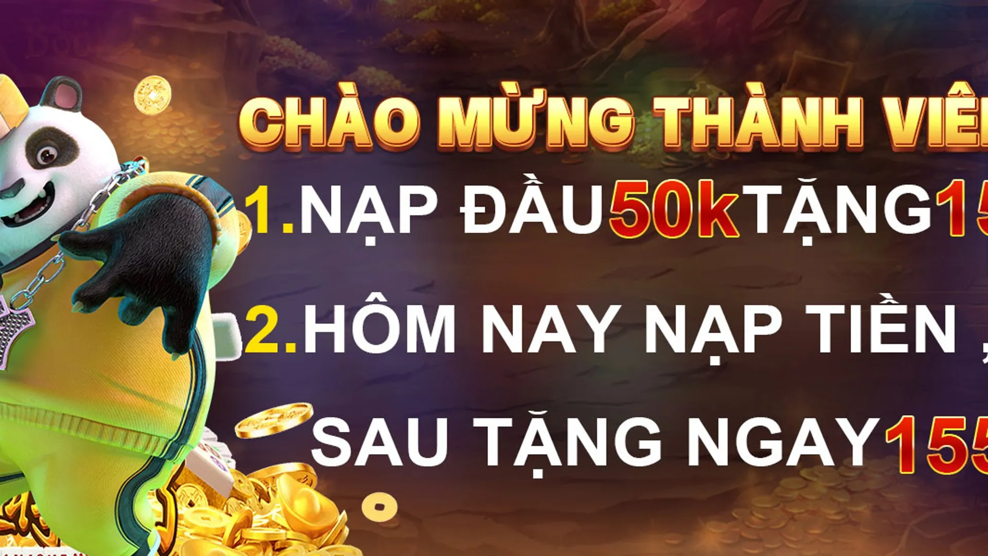 Hình ảnh chào mừng người dùng mới Vinbet với các phần thưởng hấp dẫn